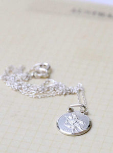 The St Christopher Necklace - Sterling Silver