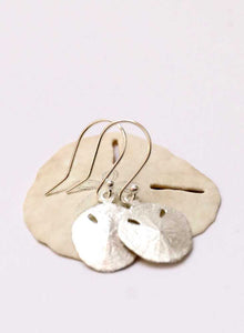 African Pansy Earrings - Sterling Silver