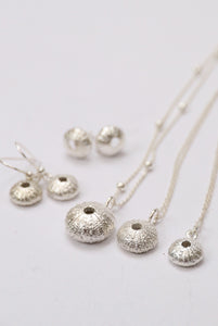 Urchin Earrings - Sterling Silver