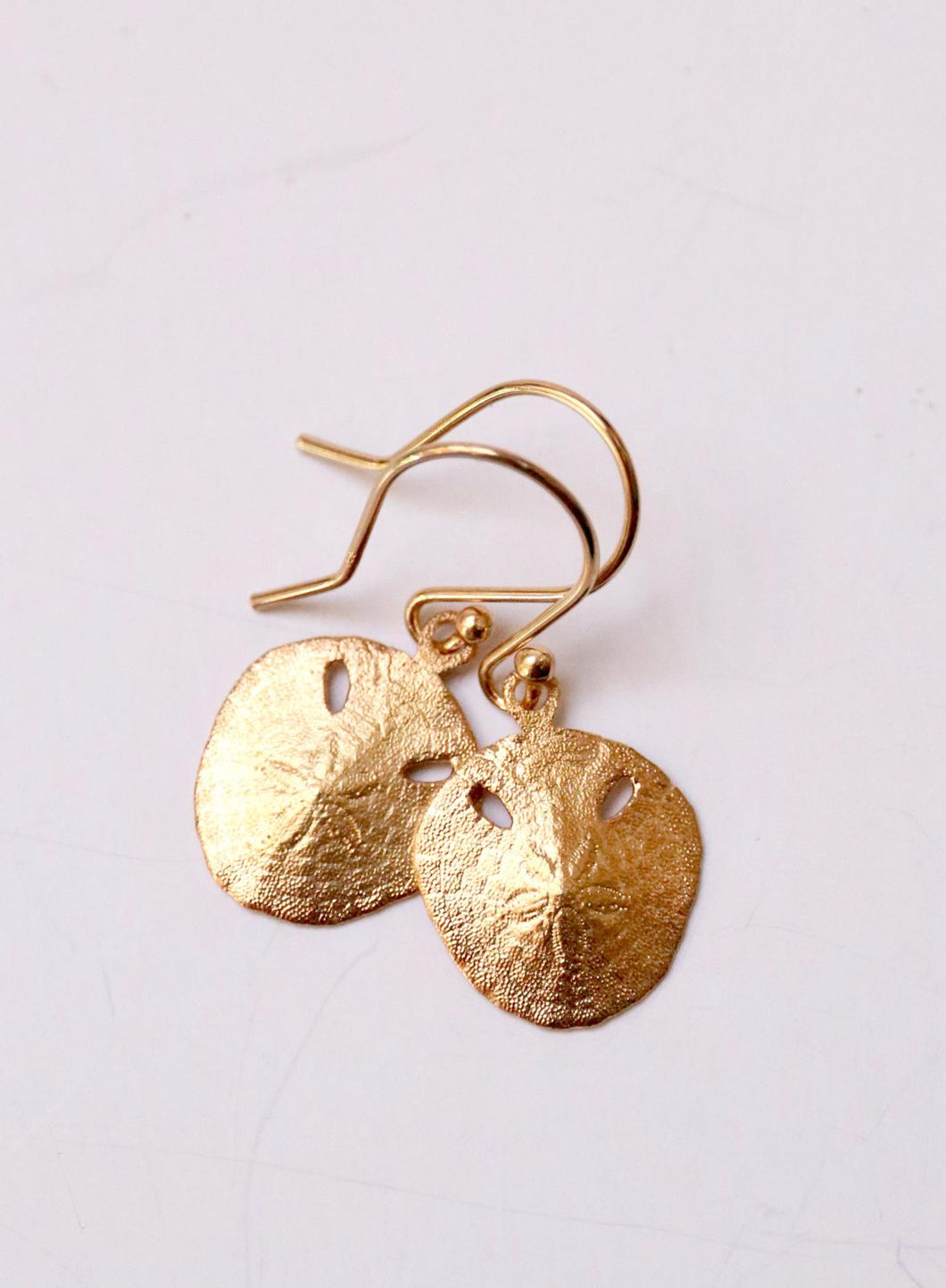 9ct Gold African Pansy Earrings