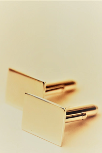 Personalised Cufflinks with Name or Initial | 9ct Gold