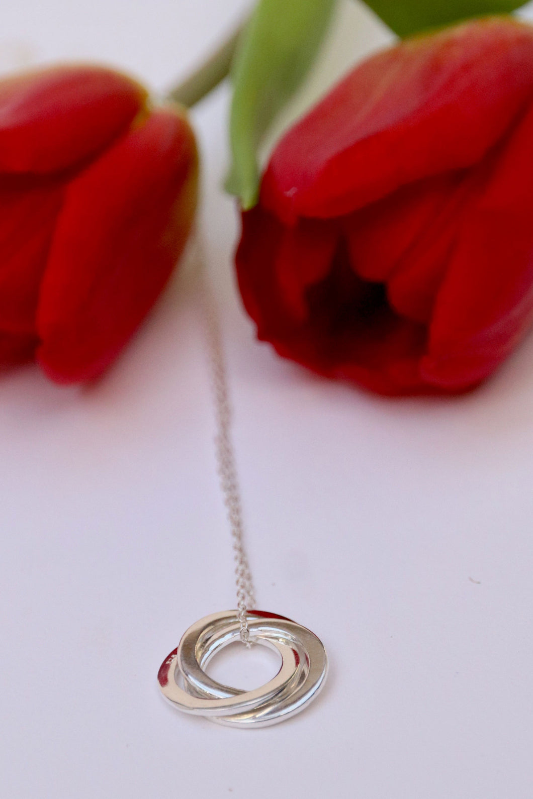 The Classic Russian Ring Necklace | Sterling Silver