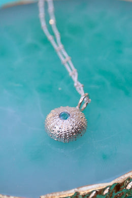 Jewel Sea Urchin Necklace | Sterling Silver