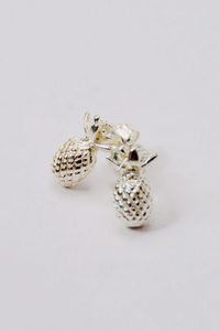 Pineapple Studs | Sterling Silver