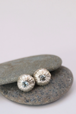 Jewel Urchin Stud Earrings | Sterling Silver