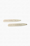 Collar Stiffeners | Sterling Silver