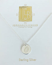 The Christopher  - Sterling Silver 13mm Initial Pendant