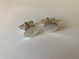 Sterling Silver Cufflinks with Prints