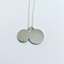 The Anna  - Sterling Silver 13mm Name Pendant