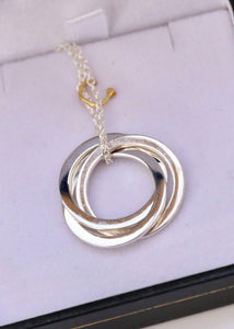 The Classic Sterling Silver Russian Ring Necklace