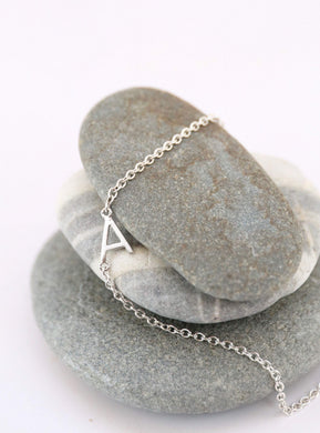The Letter Necklace - Sterling Silver