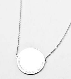 The Lindsay - Sterling Silver Name Pendant