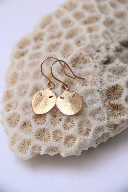 African Pansy Earrings | 9ct Gold