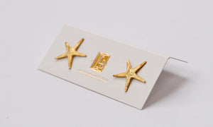 9ct Gold Starfish Studs