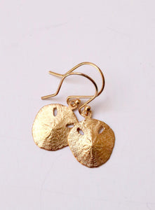 9ct Gold African Pansy Earrings
