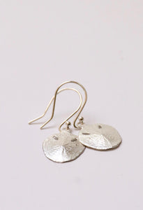African Pansy Earrings - Sterling Silver