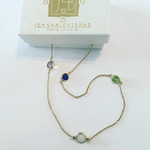 Sterling Silver Birthstones Necklace