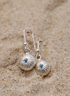 Jewel Urchin Earrings - Sterling Silver